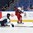 BUFFALO, NEW YORK - JANUARY 2: The Czech Republic's Vojtech Budik #19 lets a shot go while Finland's Olli Juolevi #7 defends during quarterfinal round action at the 2018 IIHF World Junior Championship. (Photo by Matt Zambonin/HHOF-IIHF Images)

